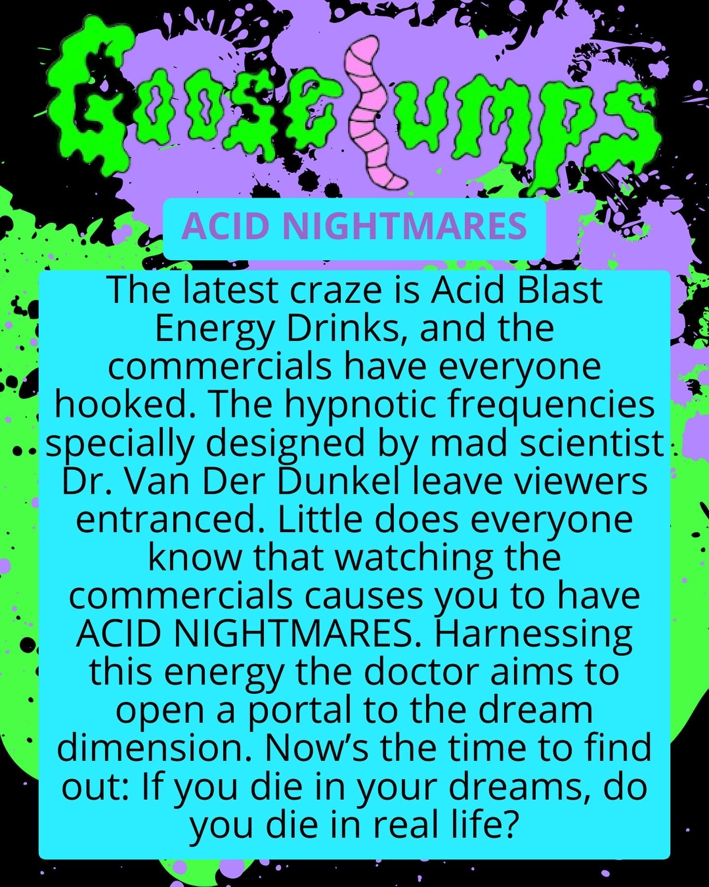 Gooselumps: ๐งช๐ ACID NIGHTMARES NECKLACE ๐๐งช