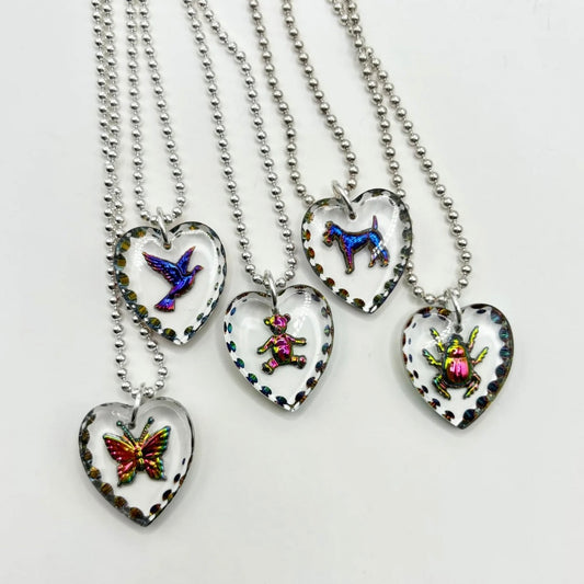MORPHIO: Scarab Morph Sterling Silver Necklace