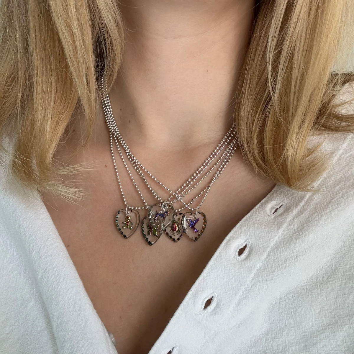 MORPHIO: Scarab Morph Sterling Silver Necklace