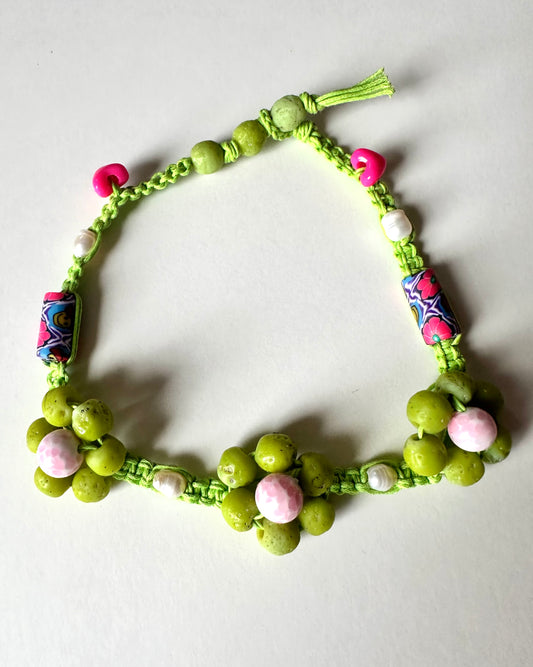 πΈ LAZY DAISY CHAIN HEMP NECKLACE πΈ