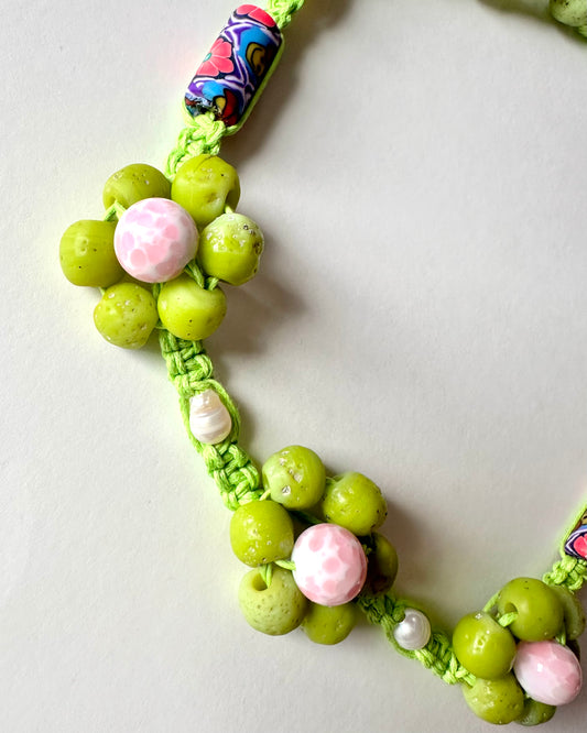 πΈ LAZY DAISY CHAIN HEMP NECKLACE πΈ