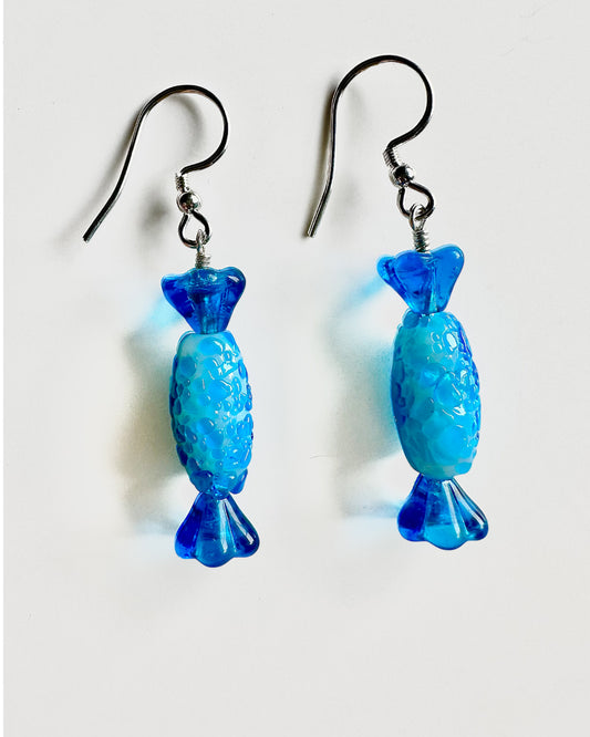 π¦π Blue Blast Candy Earrings ππ¦