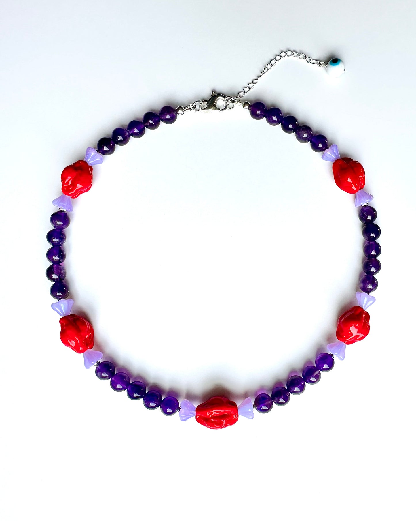 Gooselumps: 🩸💜 EAT PRUNES AND DIE! NECKLACE💜🩸