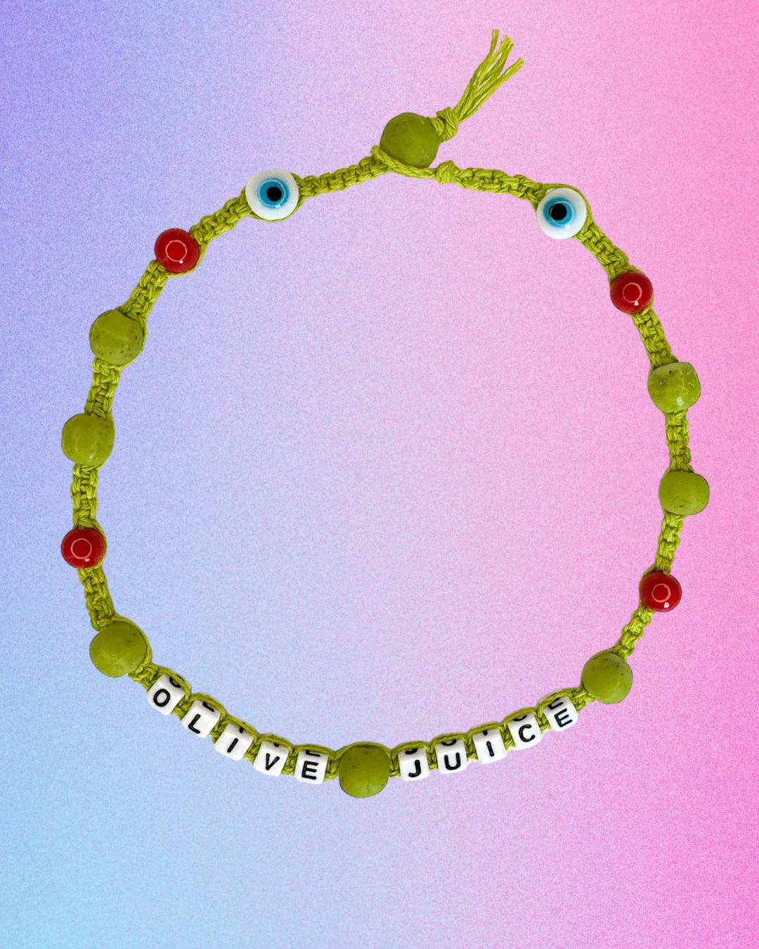 ❤️🫒 OLIVE JUICE Hemp Necklace 🫒❤️