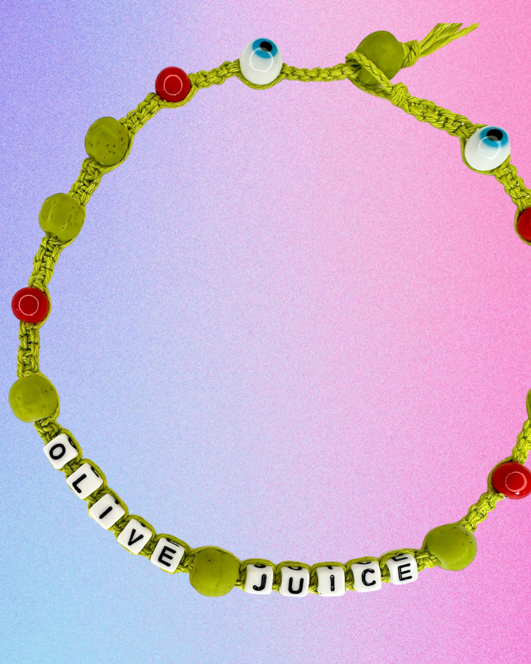 ❤️🫒 OLIVE JUICE Hemp Necklace 🫒❤️