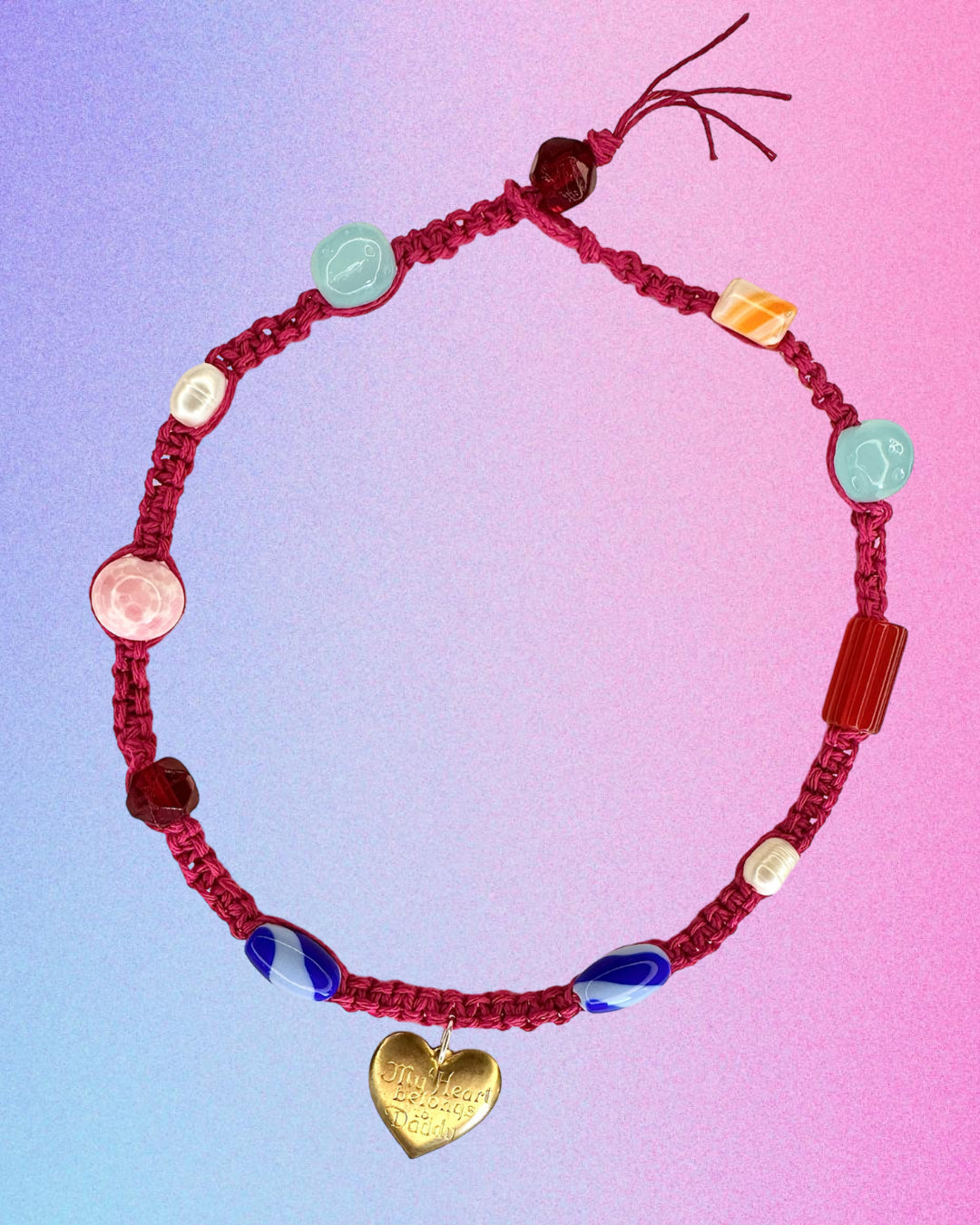 ❤️ My Heart Belongs to Daddy Hemp Necklace ❤️