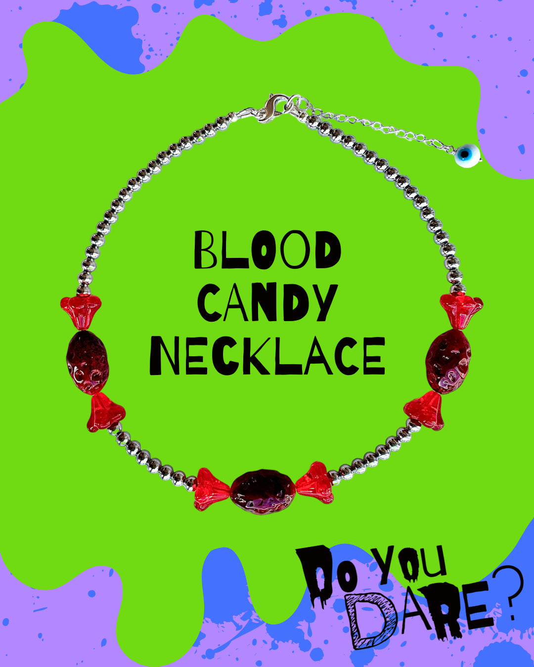 Gooselumps: 🩸🍬 BLOOD CANDY NECKLACE 🍬🩸