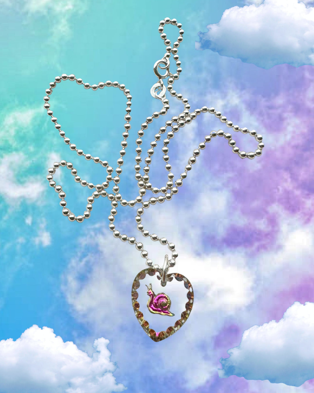 MORPHIO: Snail Morph Sterling Silver Necklace
