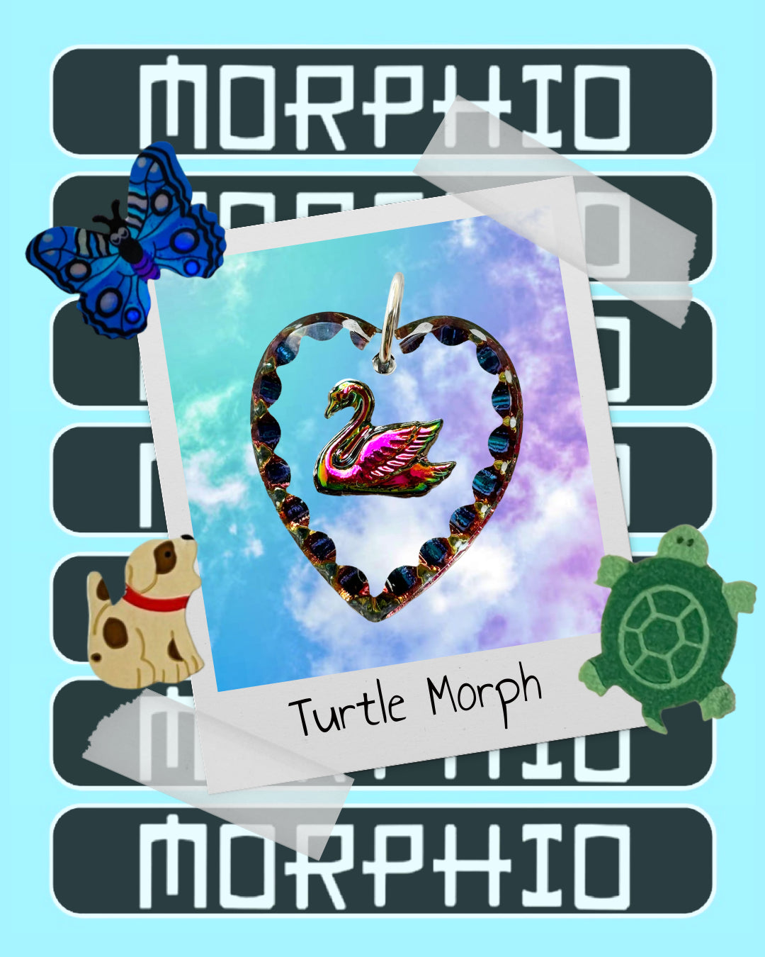MORPHIO: Swan Morph Sterling Silver Necklace