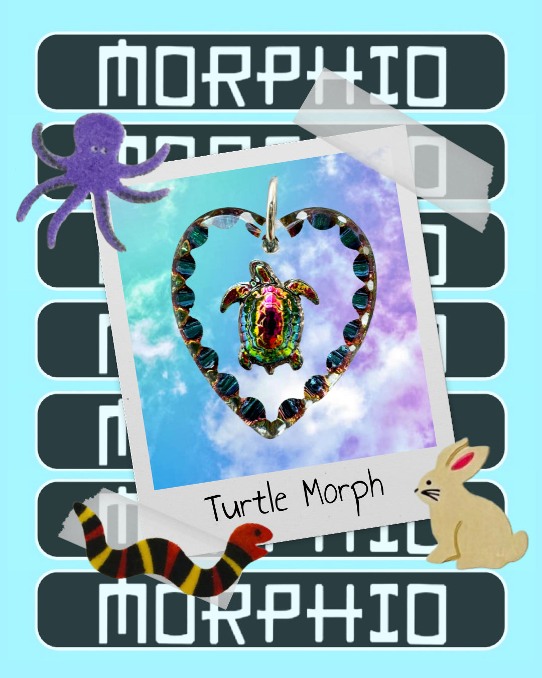MORPHIO: Turtle Morph Sterling Silver Necklace
