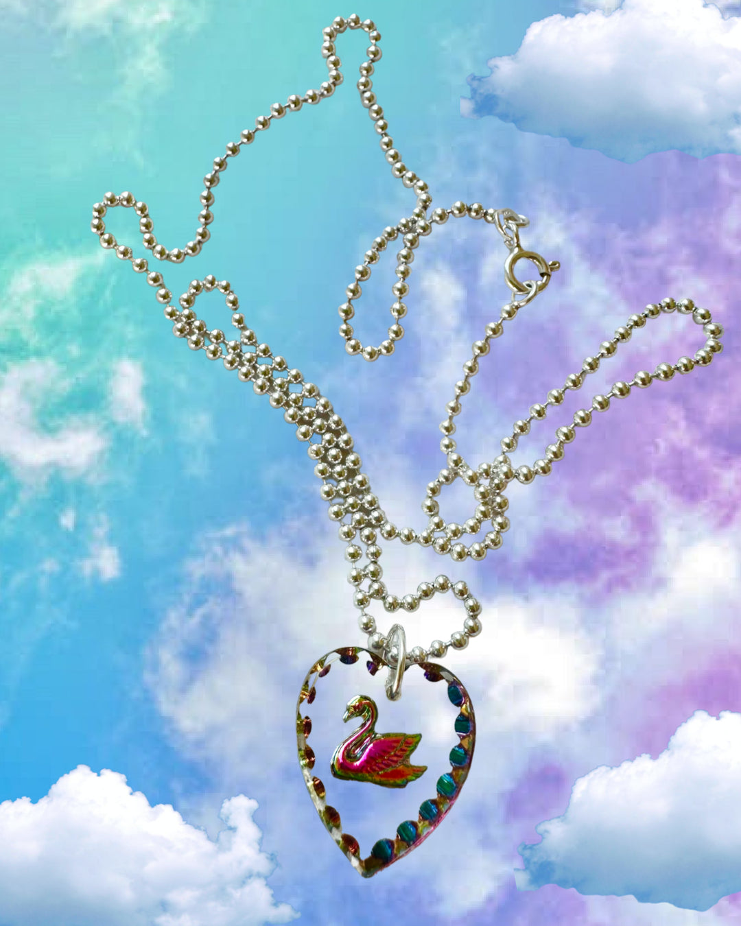 MORPHIO: Swan Morph Sterling Silver Necklace