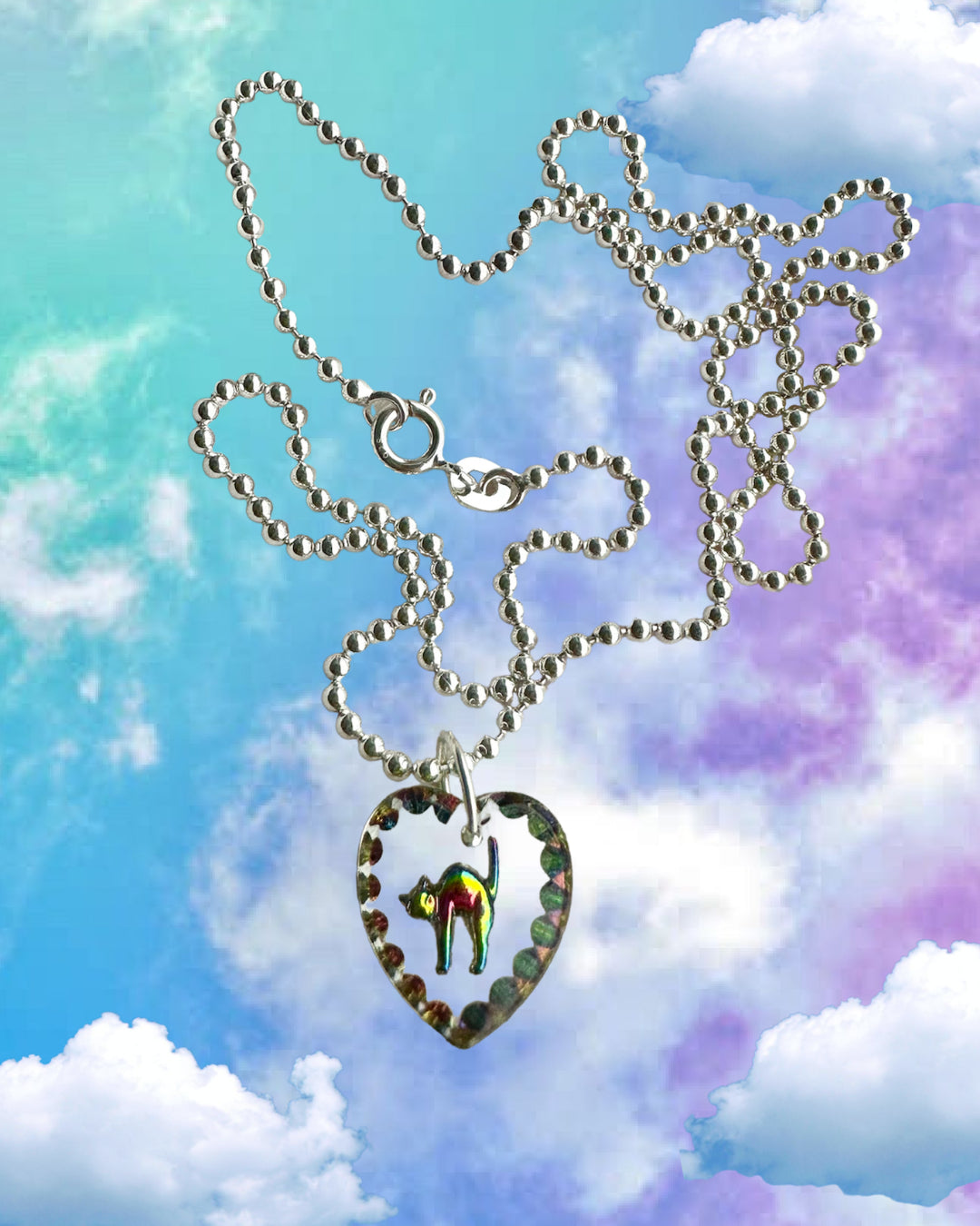 MORPHIO: Cat Morph Sterling Silver Necklace