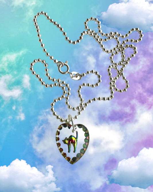 MORPHIO: Cat Morph Sterling Silver Necklace