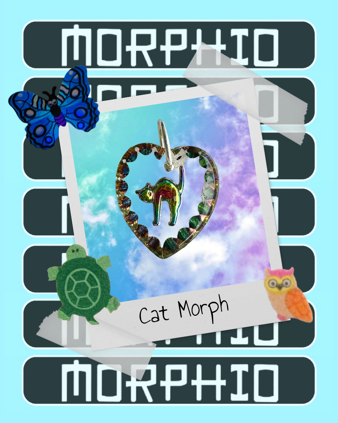 MORPHIO: Cat Morph Sterling Silver Necklace