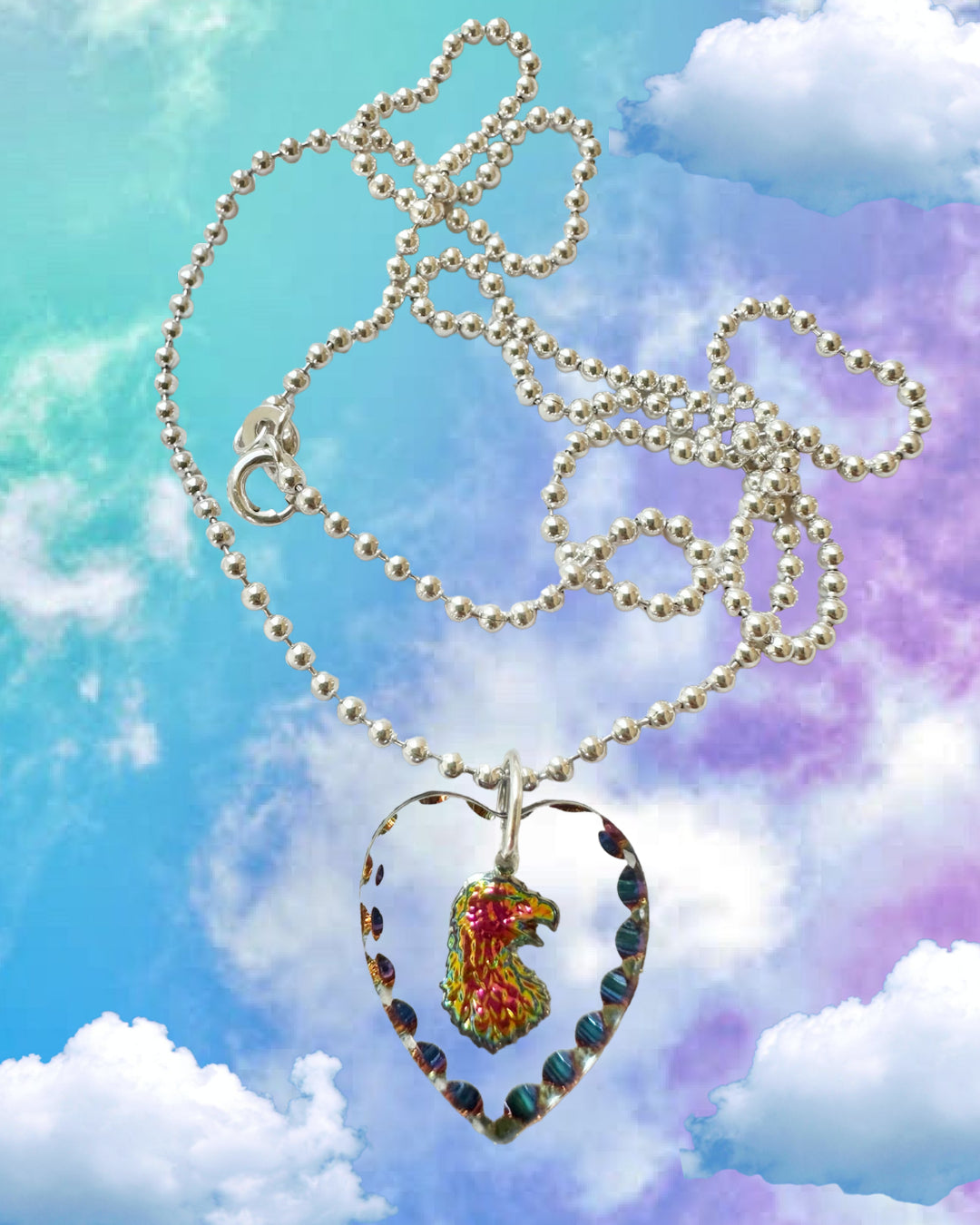MORPHIO: Eagle Morph Sterling Silver Necklace