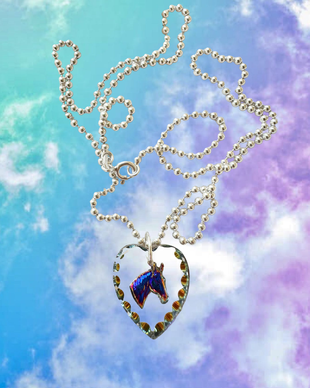 MORPHIO: Horse Morph Sterling Silver Necklace