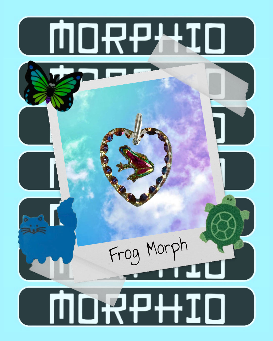 MORPHIO: Frog Morph Sterling Silver Necklace
