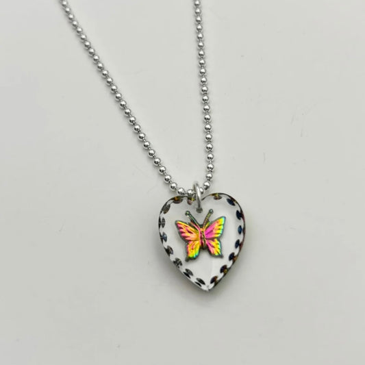 MORPHIO: Butterfly Morph Sterling Silver Necklace