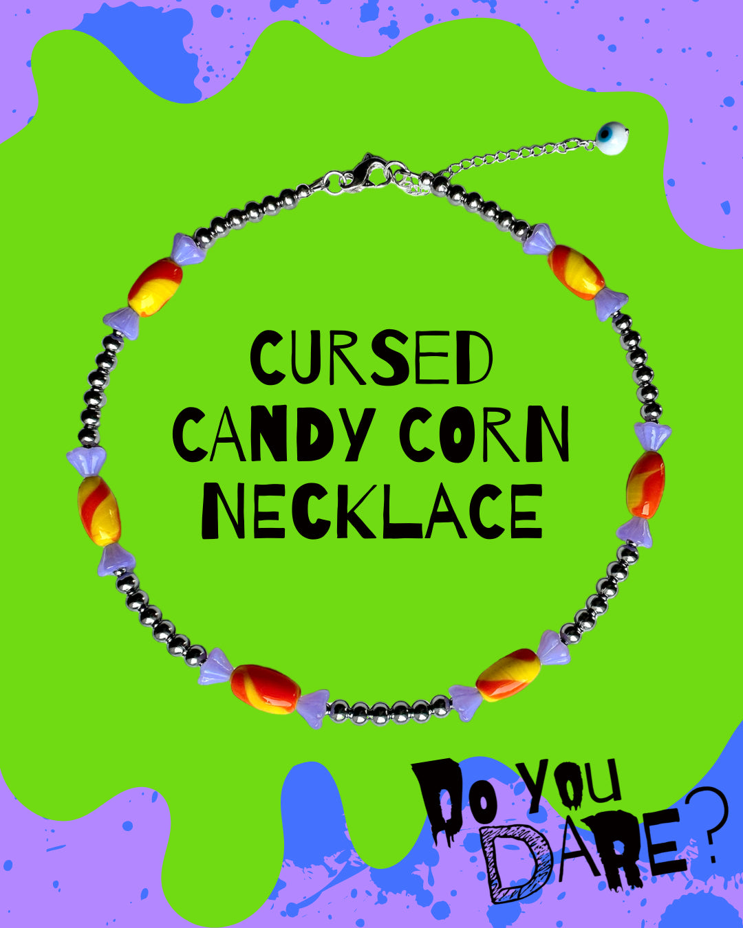 Gooselumps: 💀🍬🌽 CURSED CANDY CORN NECKLACE 🌽🍬💀
