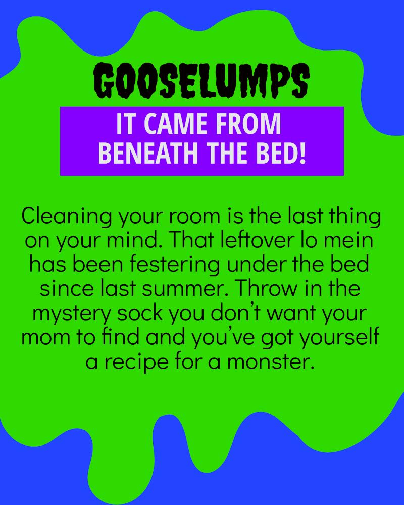 Gooselumps: 🦠👁️ IT CAME FROM BENEATH THE BED! NECKLACE 👁️🦠