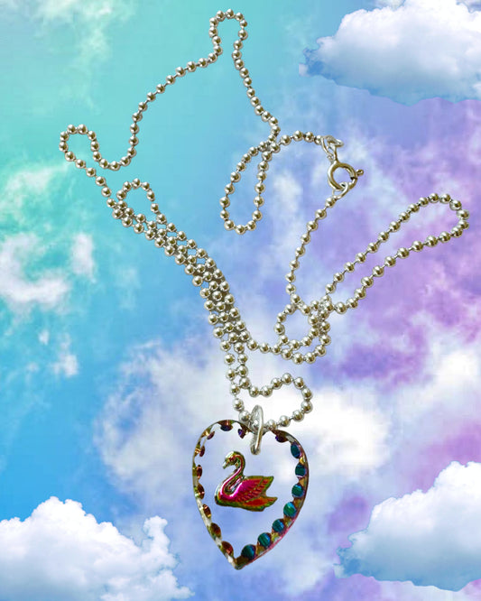MORPHIO: Swan Morph Sterling Silver Necklace