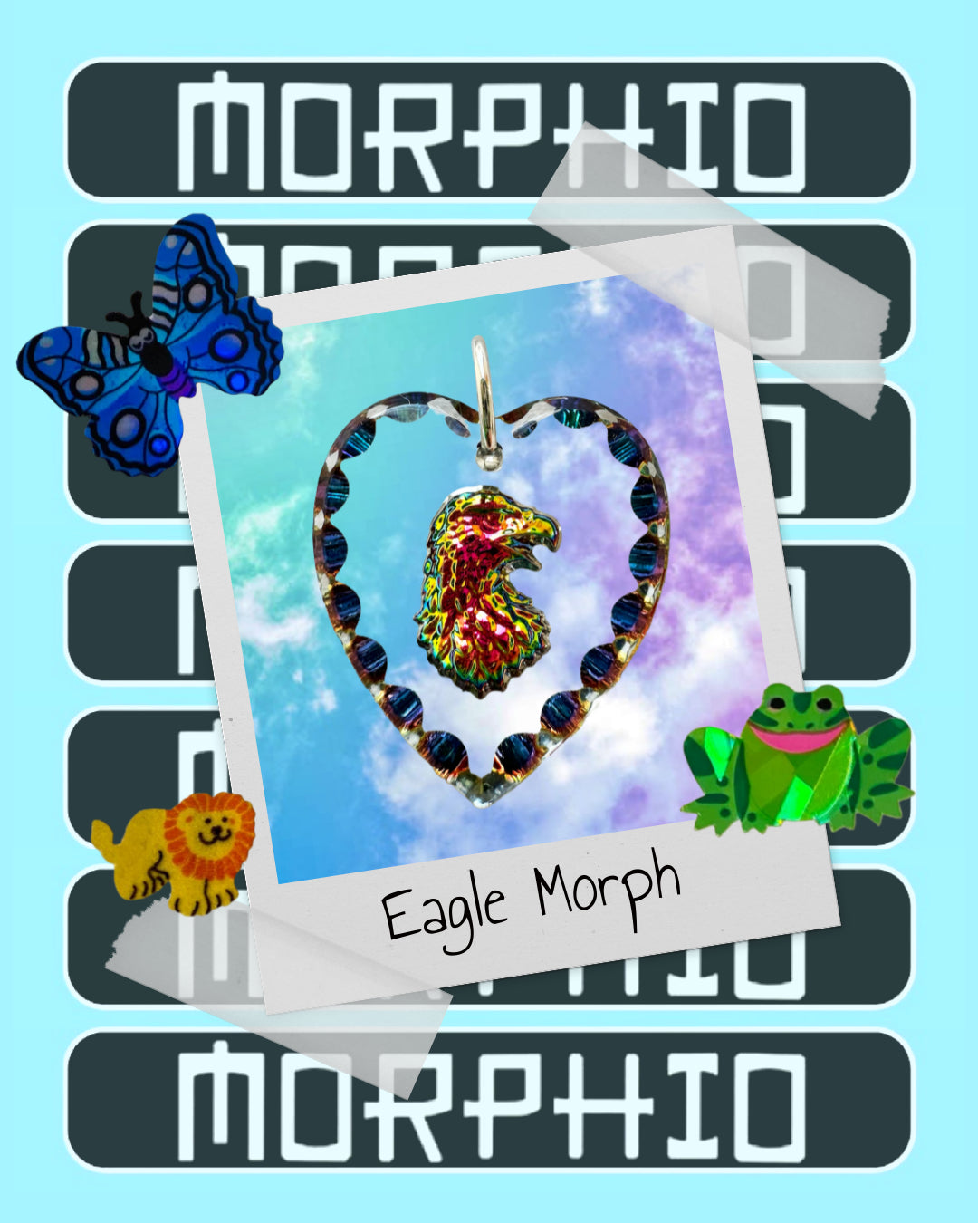 MORPHIO: Eagle Morph Sterling Silver Necklace