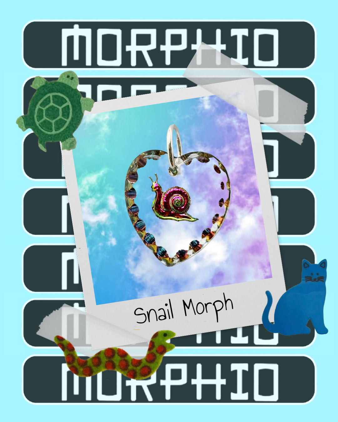 MORPHIO: Snail Morph Sterling Silver Necklace
